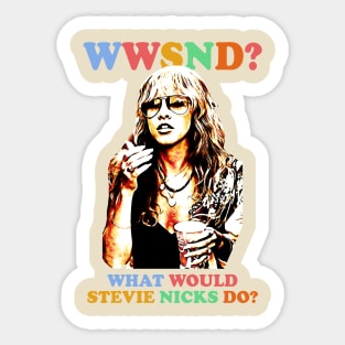 stevie nick vintage Sticker